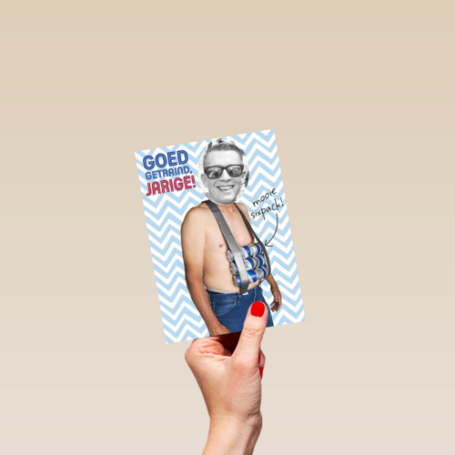 een mooie sixpack getraind