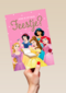 Uitnodiging kinderfeestje Disney prinsessen
