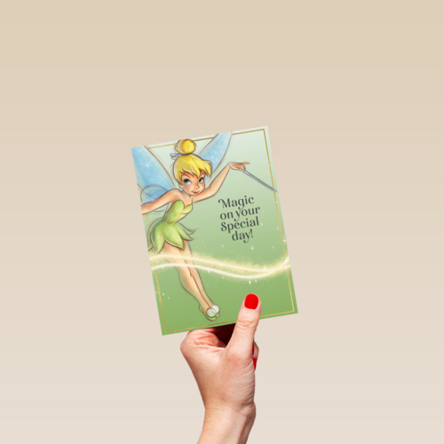 Disney verjaardagskaart Tinkerbell
