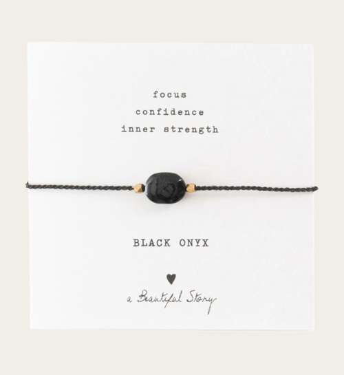 A Beautiful Story Focus Armband Onyx