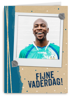 Vaderdagkaart Polaroidfoto