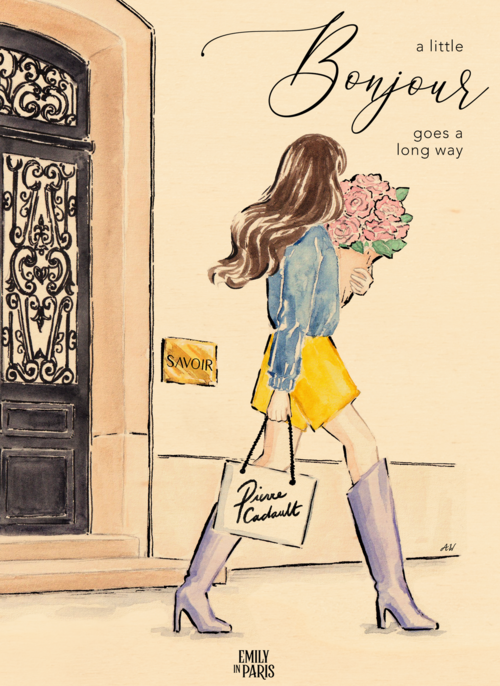 Houten Kaart Vriendschap Beterschapskaarten | Houten Kaart Hallmark | Vriendschap Beterschapskaarten | A Little Bonjour Emily In Paris X