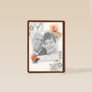 x jaar getrouwd met fotolijst