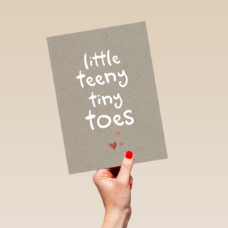 little teeny tiny toes
