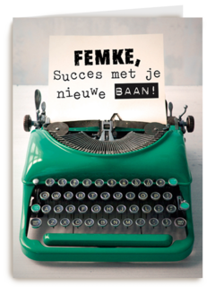 typemachine bericht voor jouw