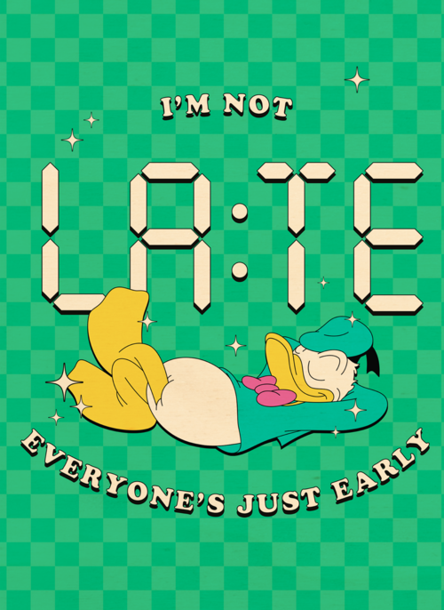 Houten Kaart Te Laat | Houten Kaart Hallmark | Te Laat | Disney Not Late Everyone Is Early