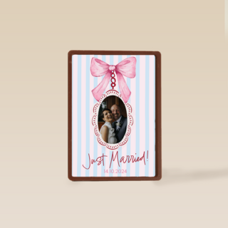 Just Married Fotokaart Strik