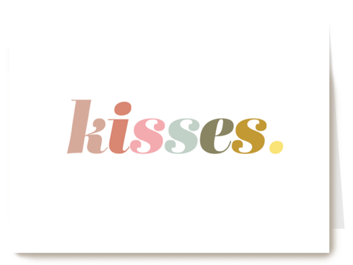 Kaart Hallmark | Liefde Valentijn | Liefde Kaart Kisses