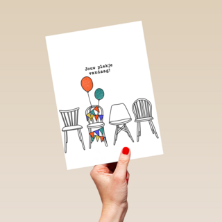 Verjaardagskaart Jouw Plekje Vandaag