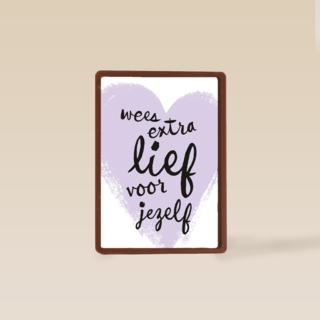 sterktekaart wees extra lief voor jezelf