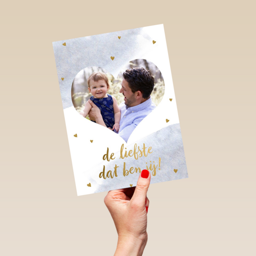 fotokaart vader de liefste dat ben jij