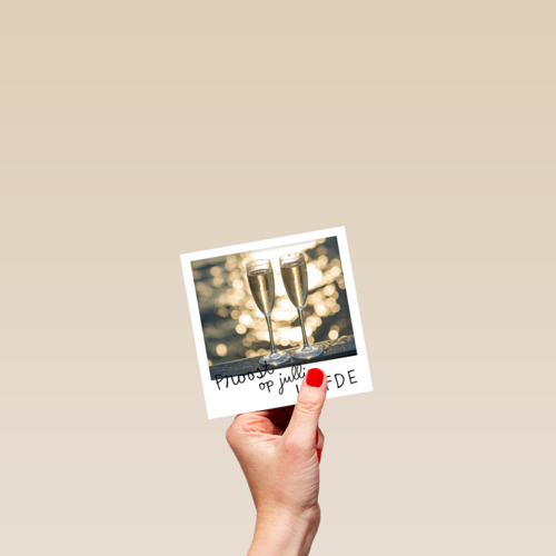 polaroid proost op jullie liefde