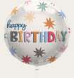 Ballon Happy Birthday Sparkle Multi