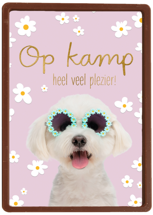 Kaart Hallmark | Op Kamp | Hond Op Kamp