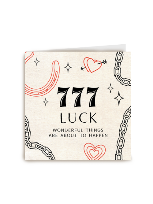 Angel Numbers 777 luck hip