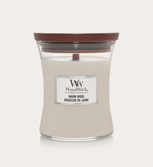 Woodwick Geurkaars Medium Warm Wool