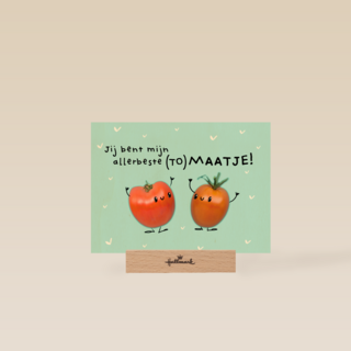 vriendschap kaart klassiek jij bent mijn allerbeste tomaatje