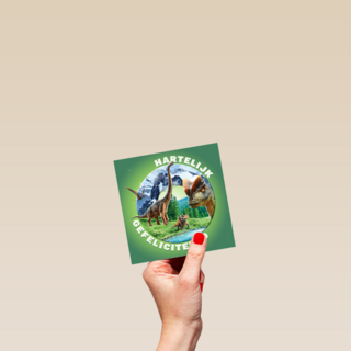 Jurassic World verjaardagskaart