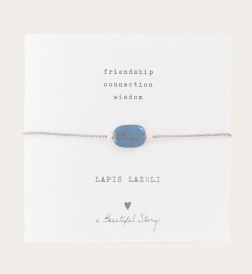 A Beautiful Story Friendship Armband Lapis Lazuli