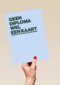 Gezakt kaart Geen diploma wel een kaart