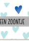 een zoontje met veel harten