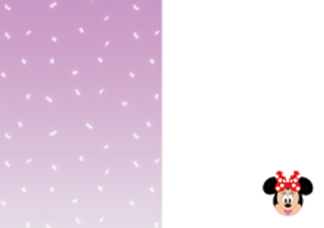 Disney Minnie Mouse verjaardagskaart Hooray