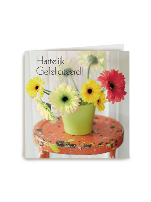 Verjaardagskaart Hallmark | Hartelijke Gefeliciteerd Bloemen