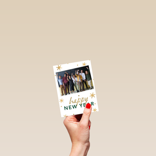 nieuwjaar fotokaart happy new year groep