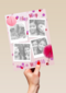4 fotos roze slingers