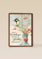 Kerstkaart Marjolein Bastin koolmees rode bes