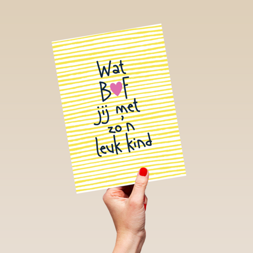 wat bof jij met zon leuk kind