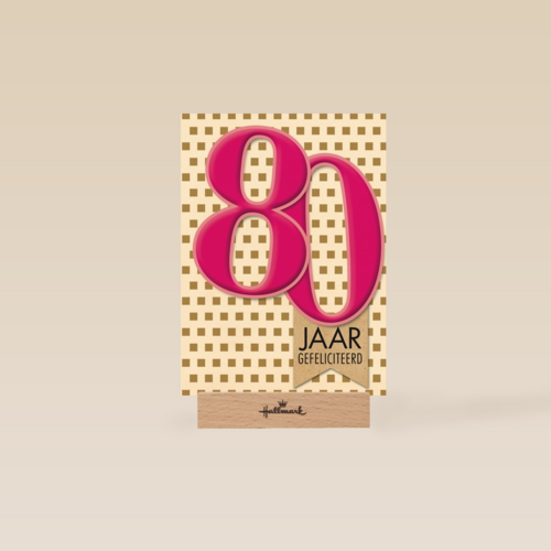 tachtig roze blokken