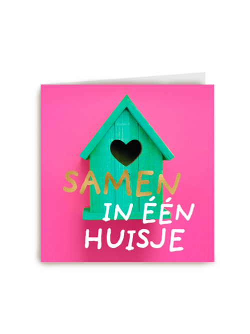 Samen in 1 huisje
