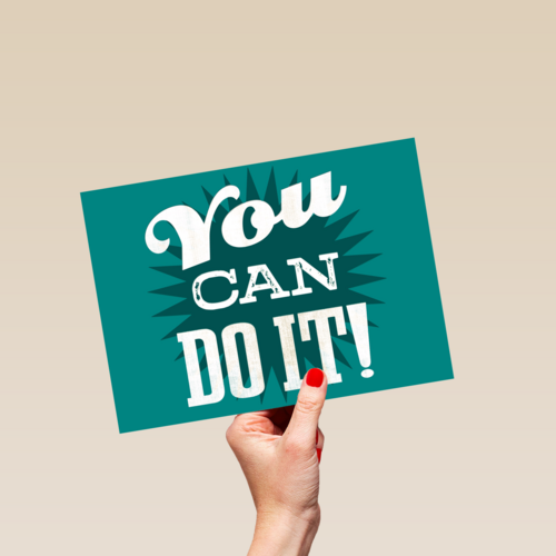 you can do it groen
