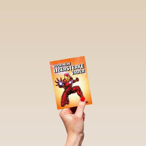Vaderdagkaart Ironman voor mijn ijzersterke vader
