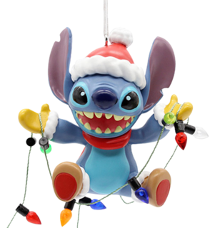 Hallmark Disney Kerst Ornament Stitch met Lichtjes