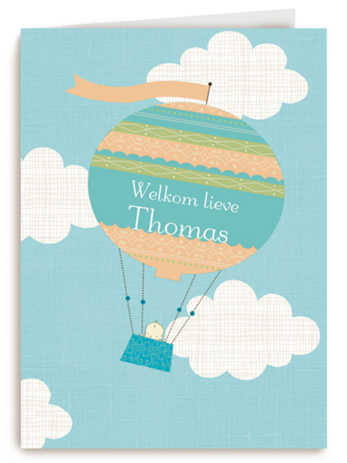 luchtballon wolken