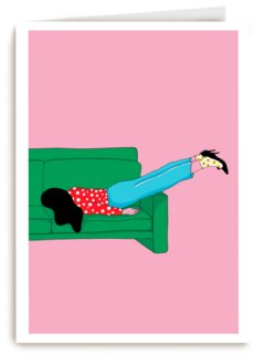 Uitgeput na een stressvolle dag