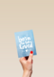 geboortekaartje born to be loved blauw