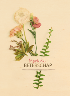 botanical kaart beterschap met een bloemetje