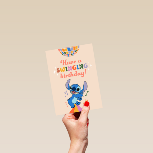 Swinging Birthday Disney Stitch