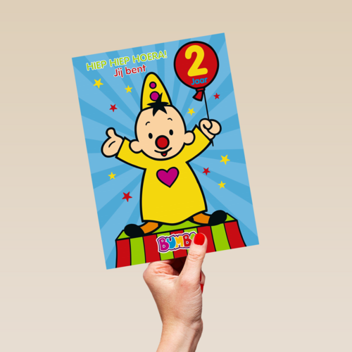 bumba met ballon twee jaar