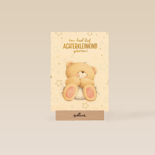 een heel lief achterkleinkind geboren kaart