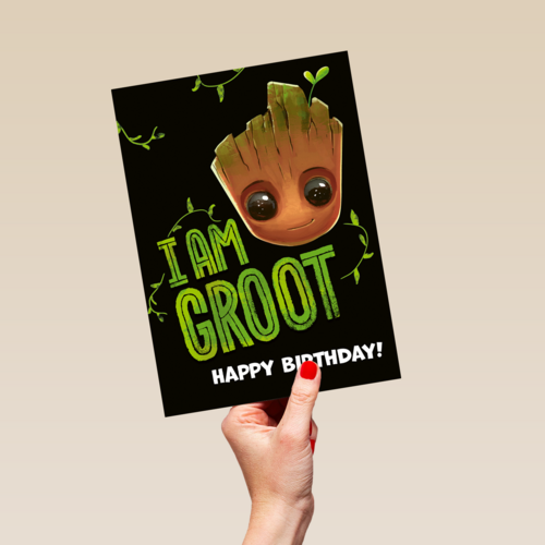I Am Groot Happy Birthday