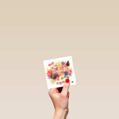 Kaart flowers by Marjolein Bastin Bloemen bedankt