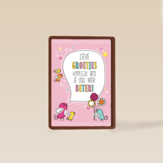 ombouw lieve groetjes hopelijk ben je snel weer beter