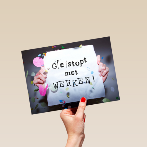 confetti papier gestopt werken