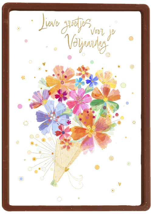 Chocolade Kaart Verjaardagskaarten | Hallmark | Turnowsky Lieve Groetjes Verjaardag