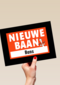 nieuwe baan kaart snoopy