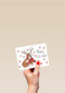 Kerstkaart Matia Studio merry kiss mas
